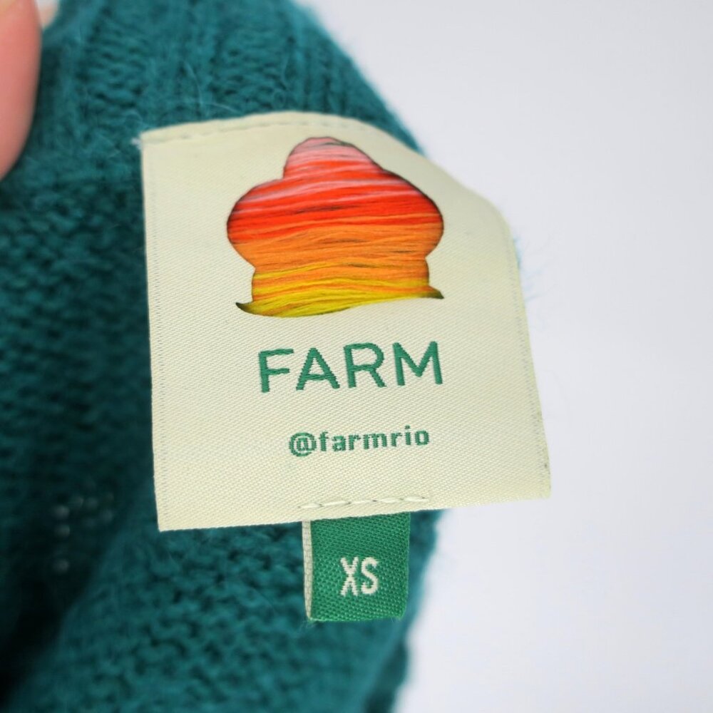 FARM Rio Green Cardigan Sweater - Picture 5 of 8